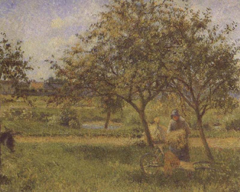 Camille Pissarro The Wheelbarrow oil painting image